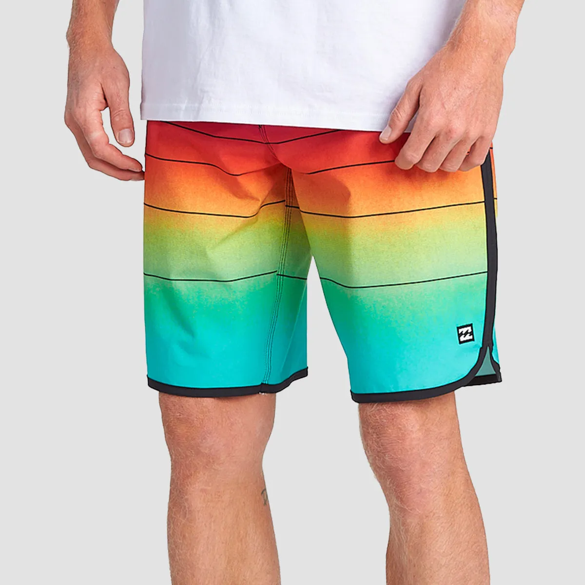 Billabong 73 Stripe Pro 20" Boardshorts Neon