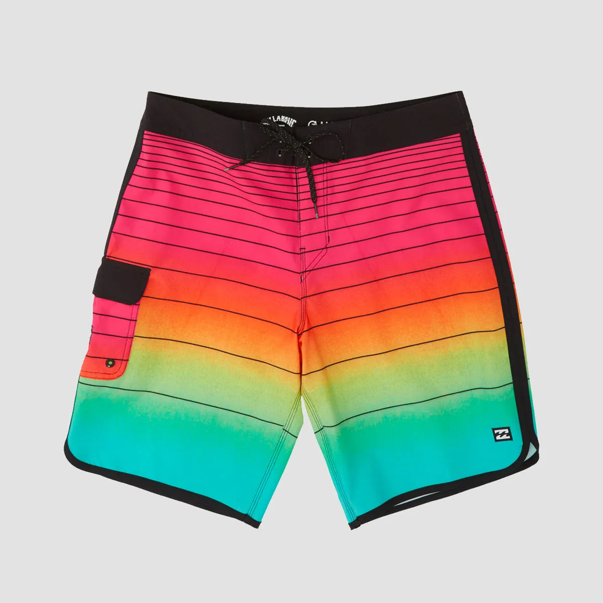 Billabong 73 Stripe Pro 20" Boardshorts Neon