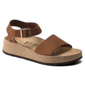 Birkenstock Glenda Nubuck Leather in Pecan