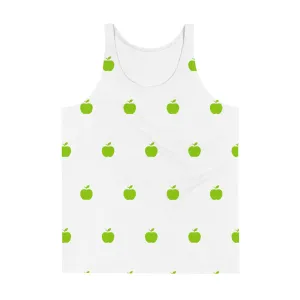 Brat Apple White Tank Top