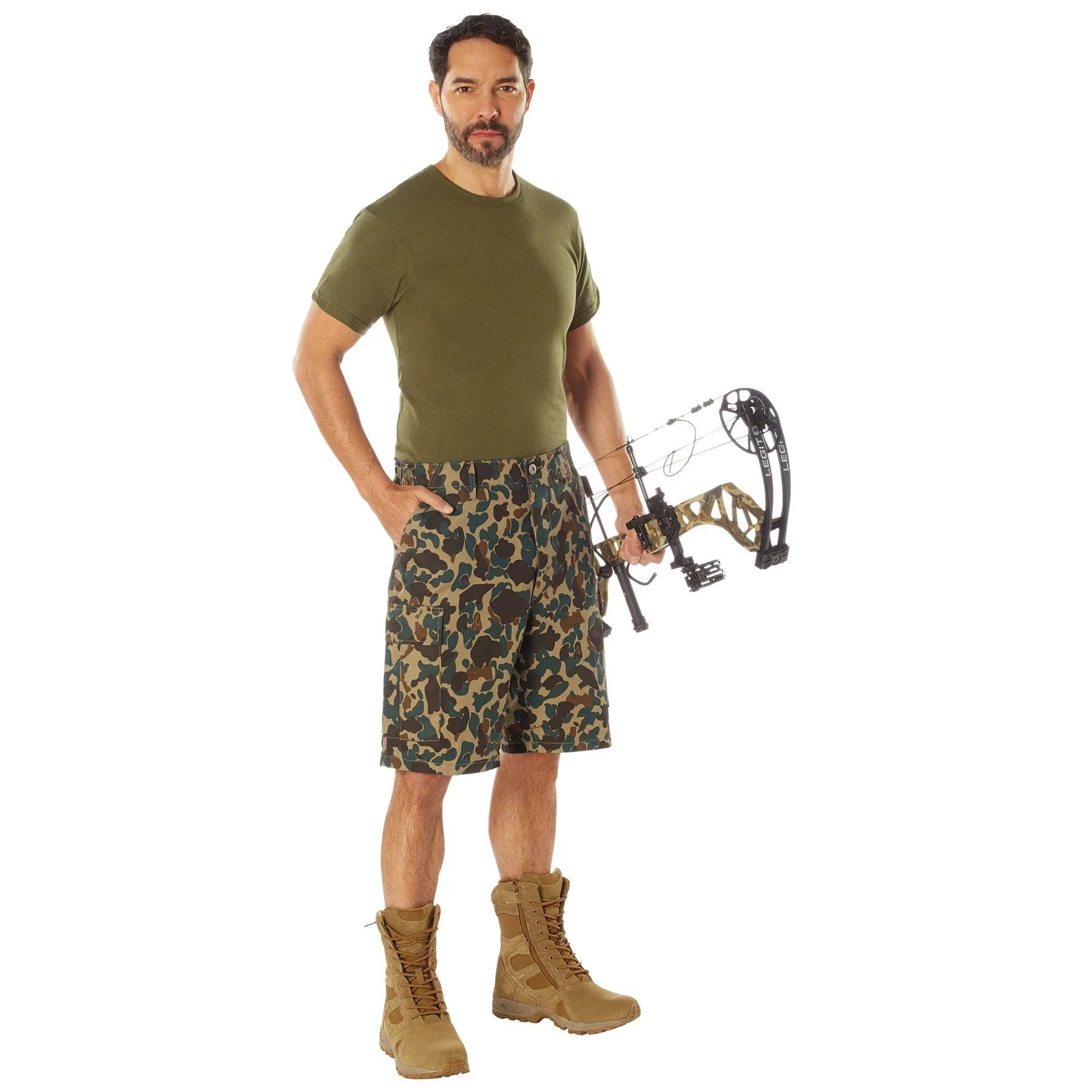 Colored Camo BDU Shorts