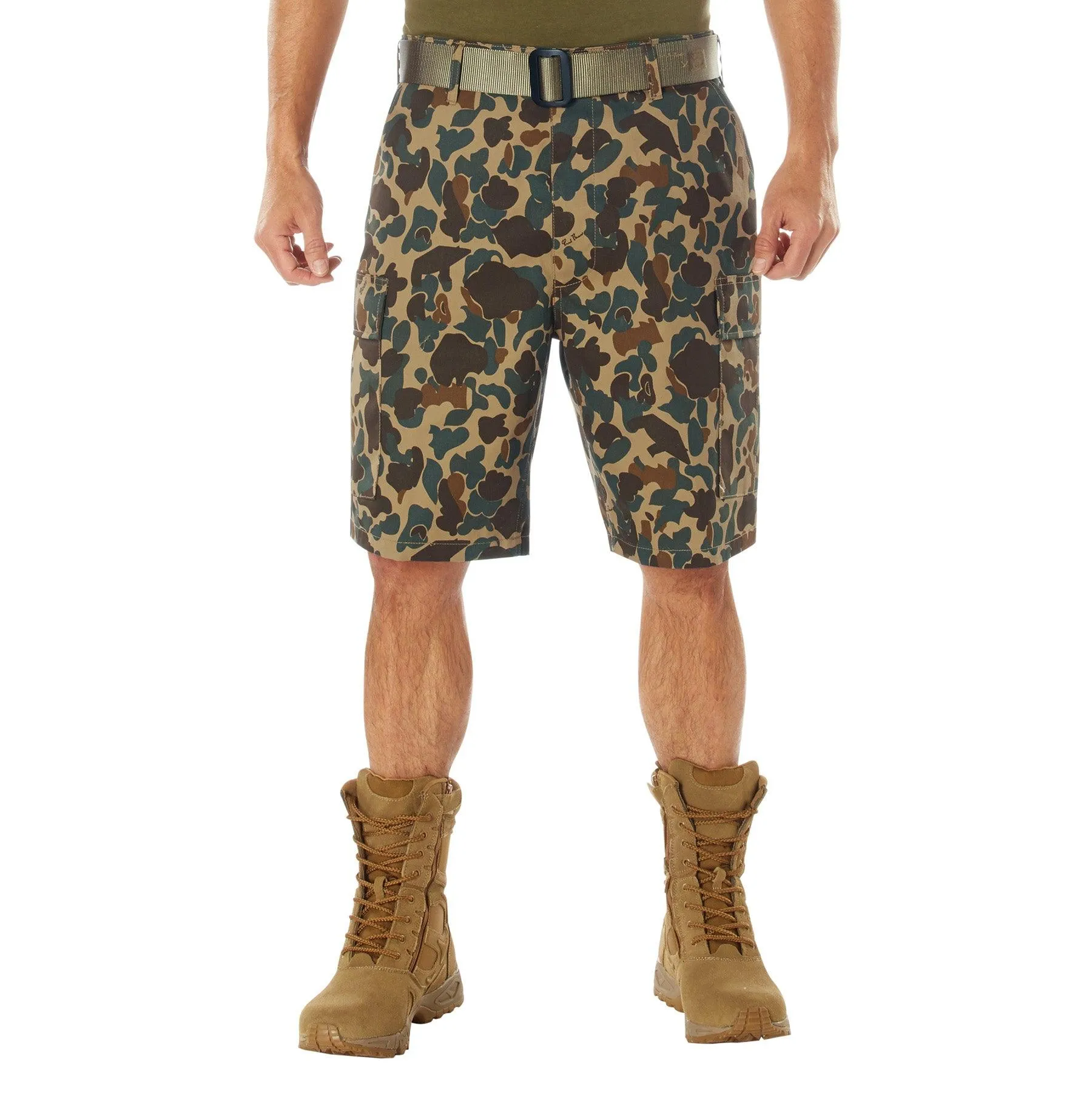 Colored Camo BDU Shorts