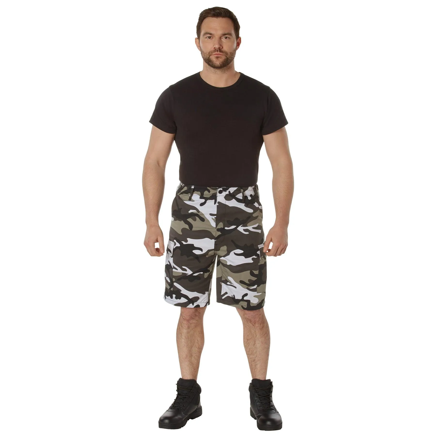 Colored Camo BDU Shorts