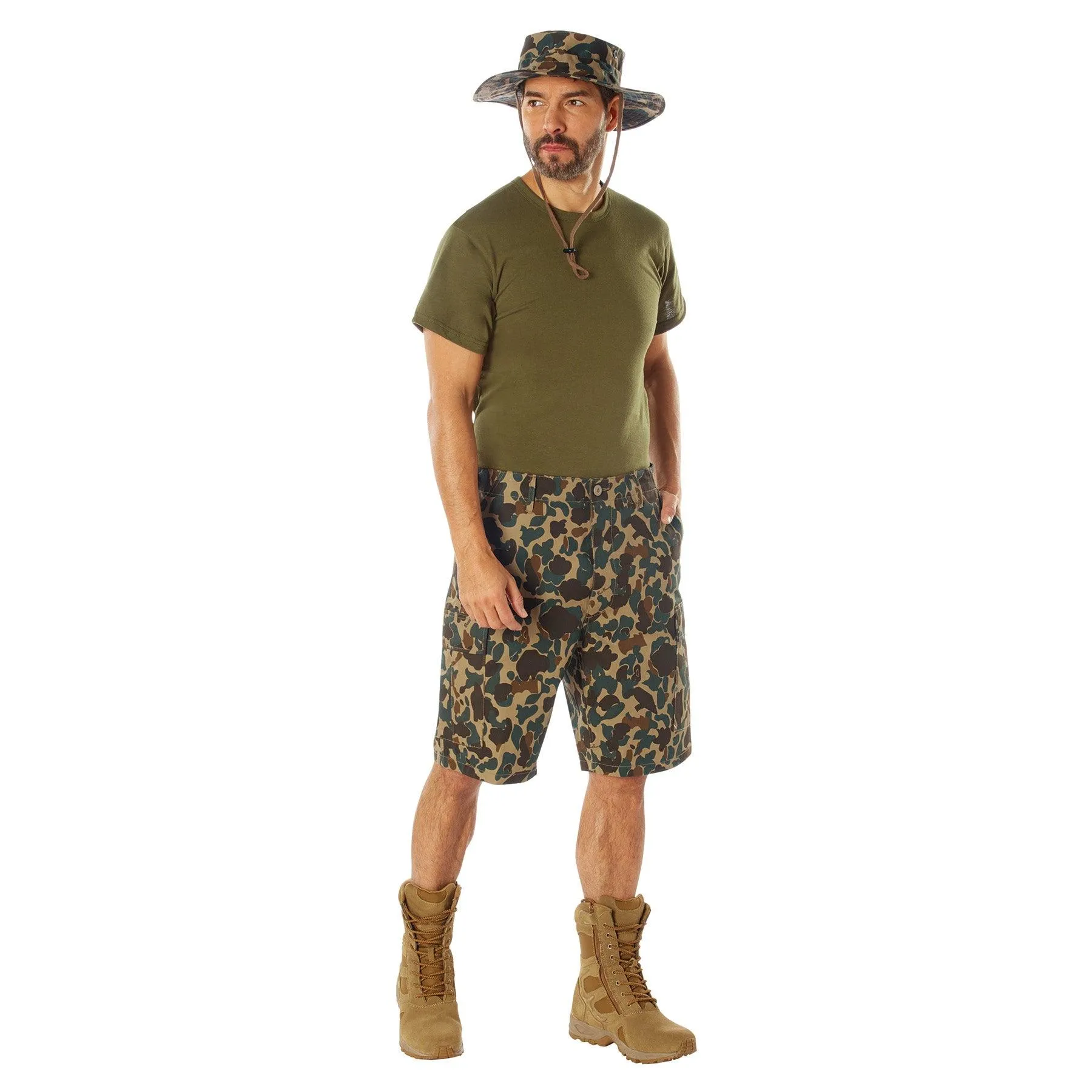 Colored Camo BDU Shorts