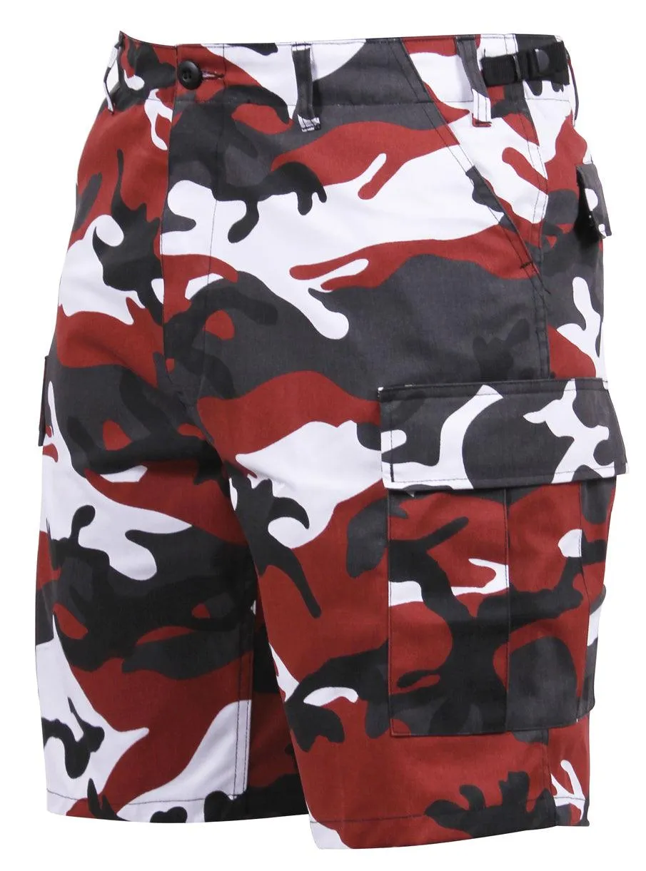 Colored Camo BDU Shorts