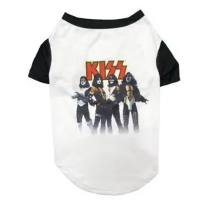 Fabdog | Kiss 'Love Gun' Dog T-Shirt Baseball Top