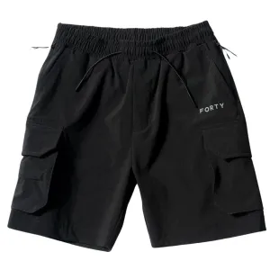 Forty Kids Clyde Black Cargo Shorts