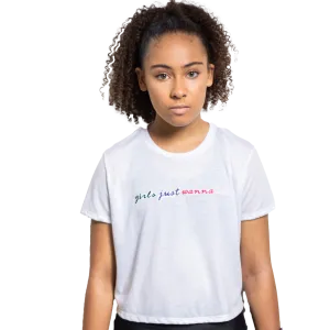 Girls Just Wanna Box Signature Crop Tee Series