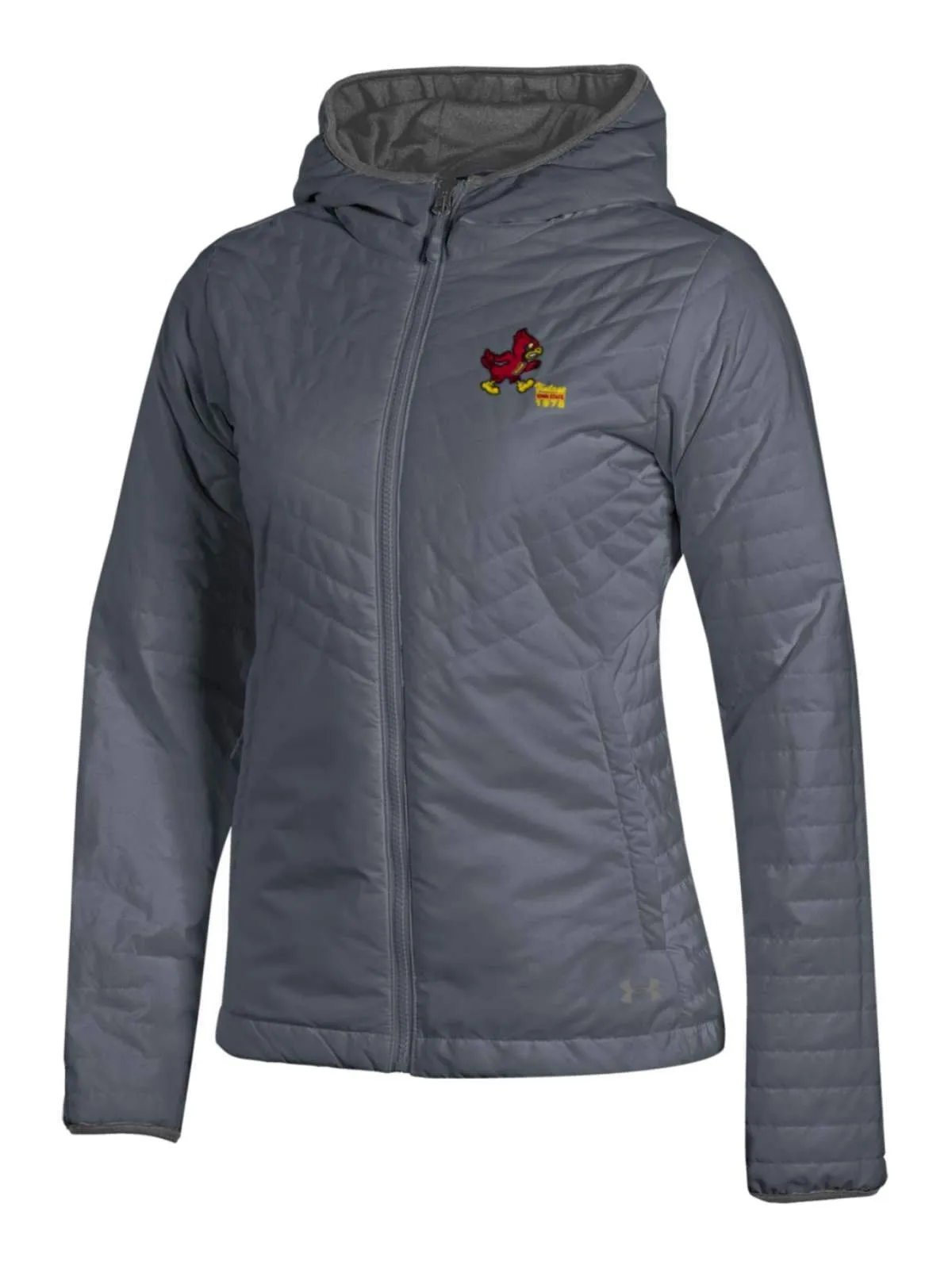 Iowa State Cyclones Under Armour WOMEN'S Gray Storm Lightweight Puffer Jacket