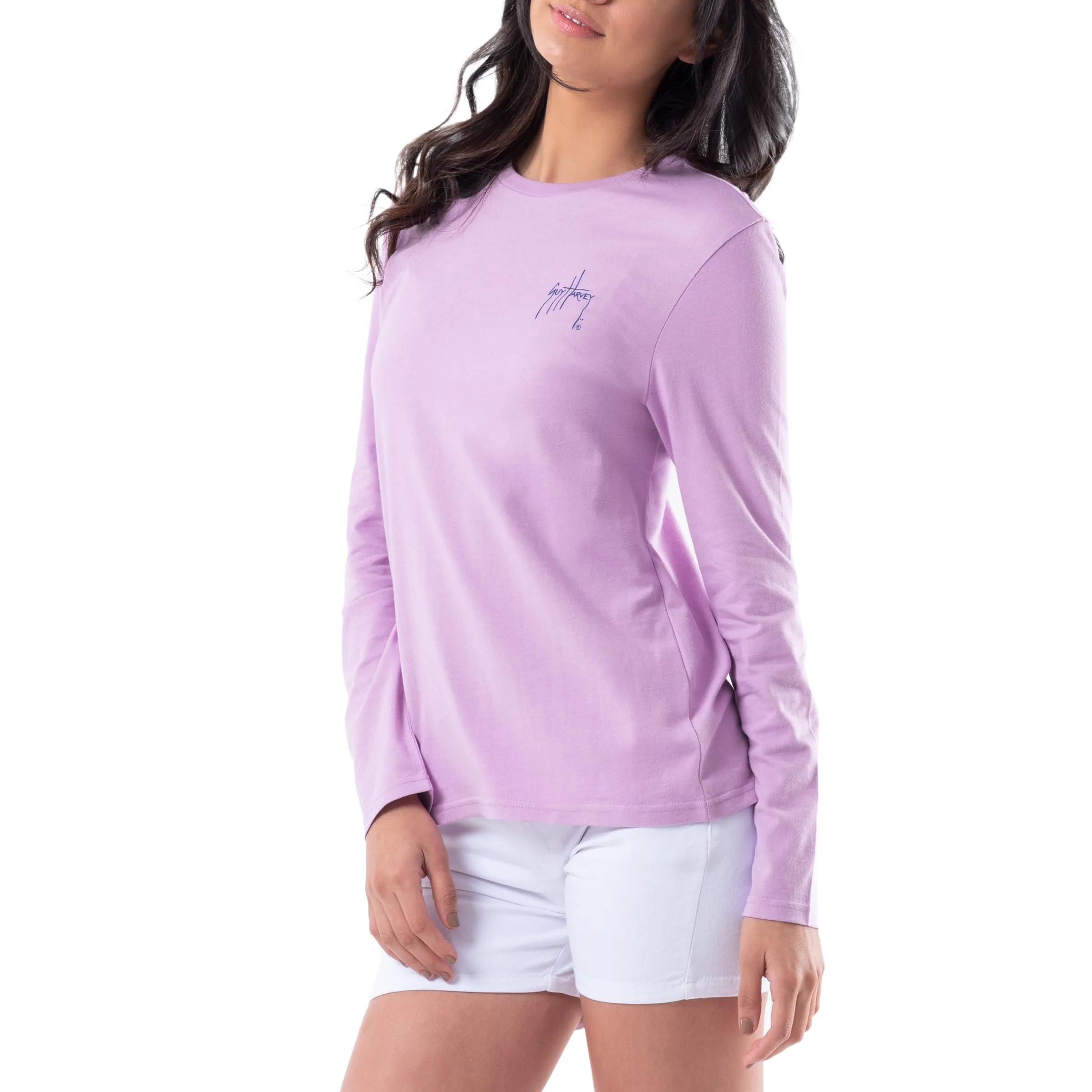 Ladies Southern Charm Long Sleeve Crew Neck T-Shirt