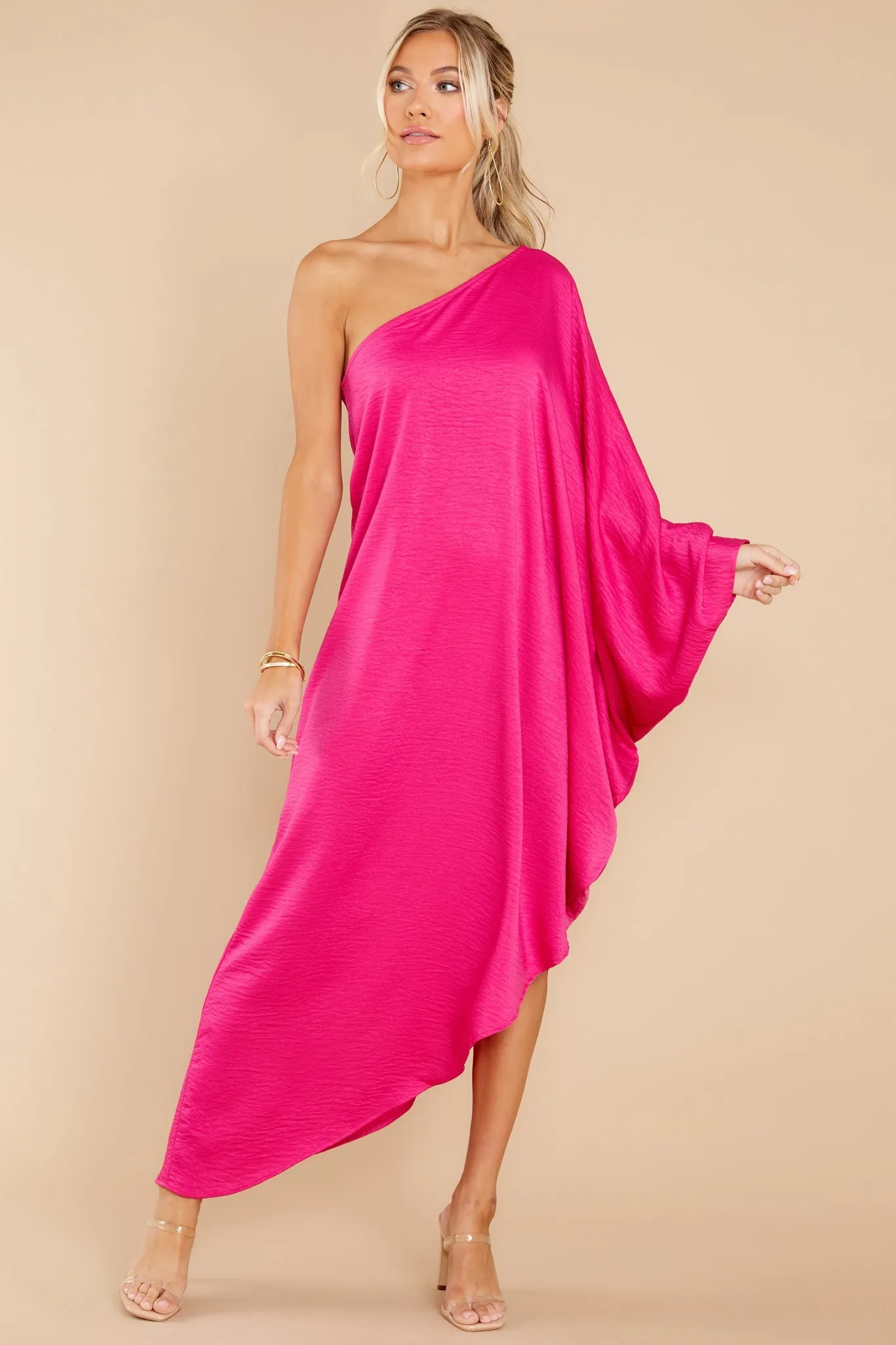 Like Royalty Fuchsia Maxi Dress