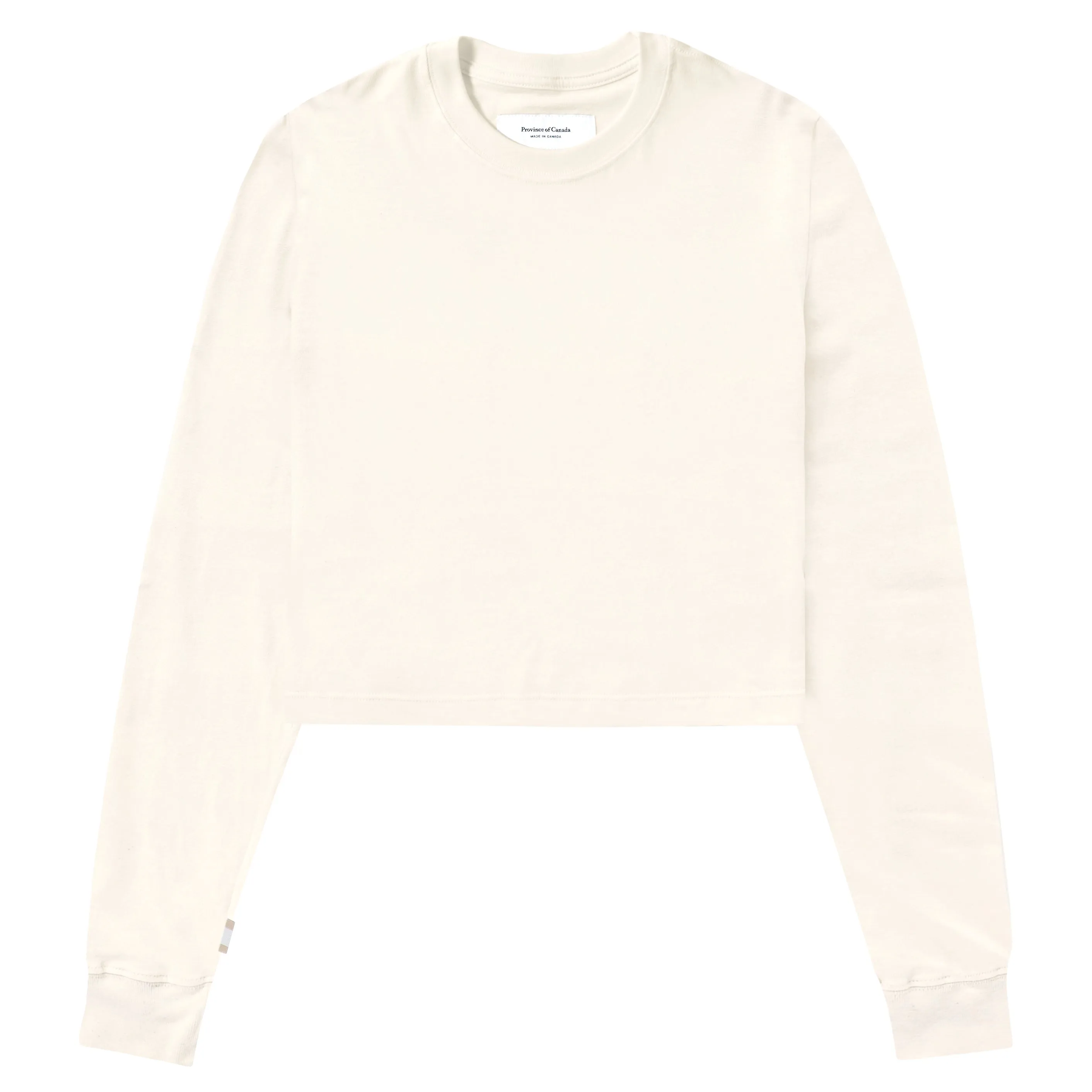 Monday Long Sleeve Crop Top Natural