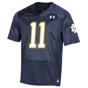 Notre Dame Fighting Irish UA Navy #11 ArmourGrid 2.0 Replica Football Jersey