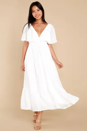 One More Chapter Ivory Maxi Dress