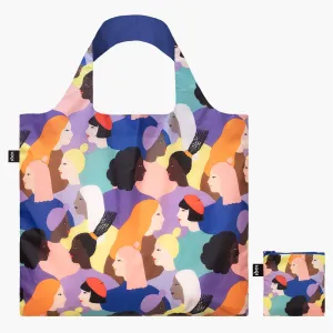 Reusable bag LOQI -  Glitter Power  Sisters Recycled Bag