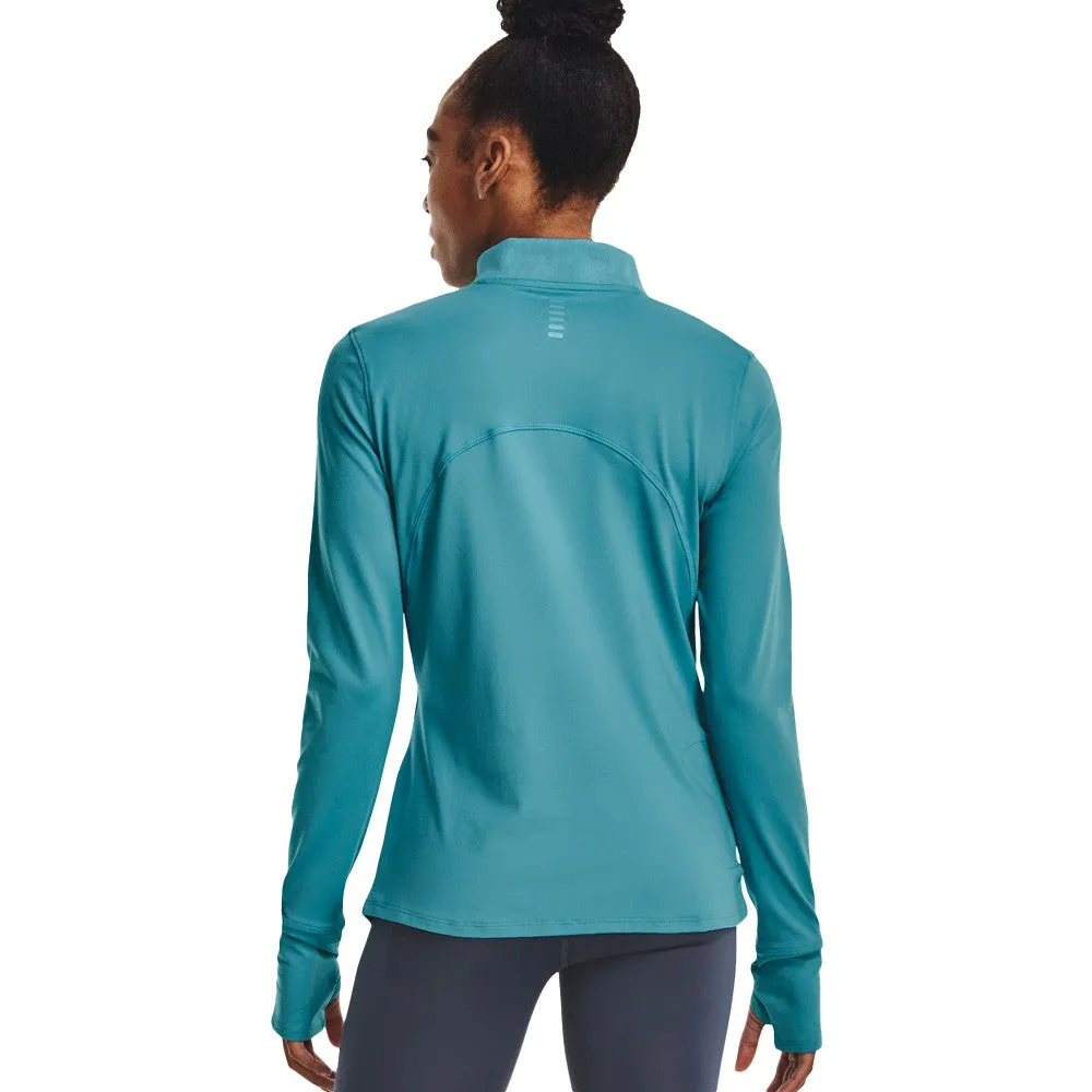 Under Armour Women's Run 2.0 Half Zip Top - Sky Blue