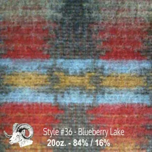 Wool Swatch - 36 - Blueberry Lake